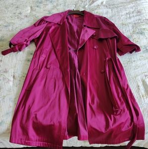 Like New! Elle Long Purple Trench Coat